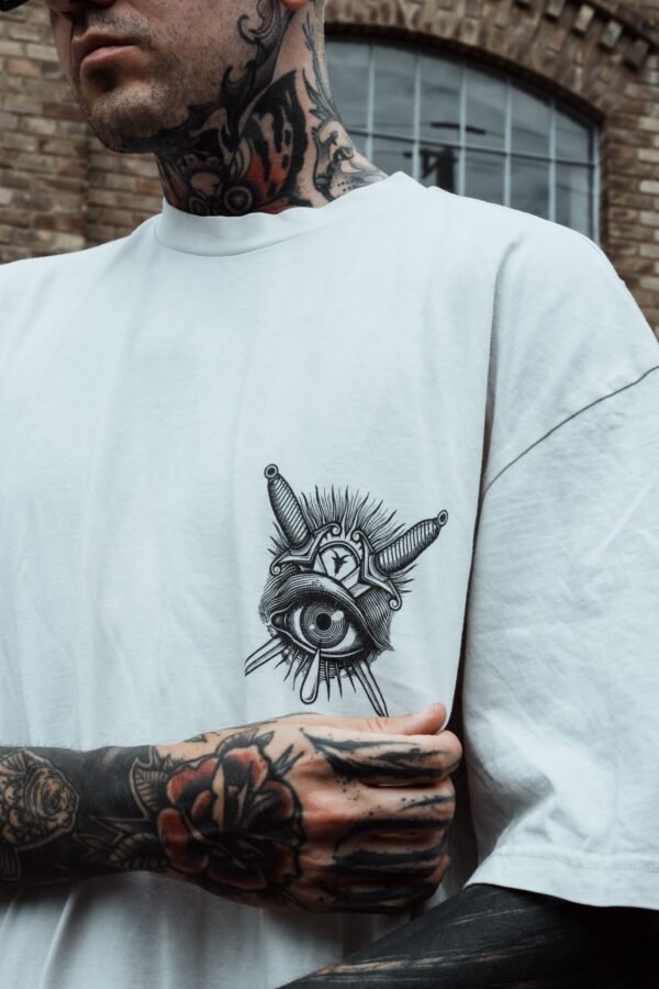 Think Twice - Oversized T-Shirt - Image 2