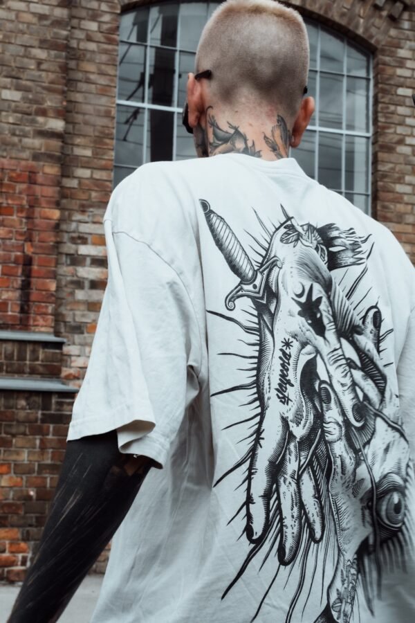 Think Twice - Oversized T-Shirt - Image 3